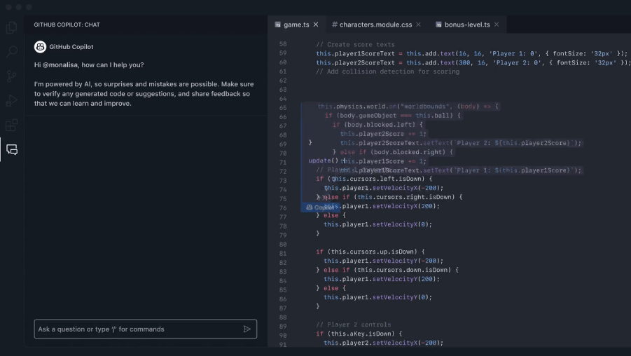 Screenshot of GitHub coding. Source: https://github.com/ 