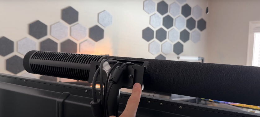 Back of the PanaCast 50 VBS, showing wall mount.