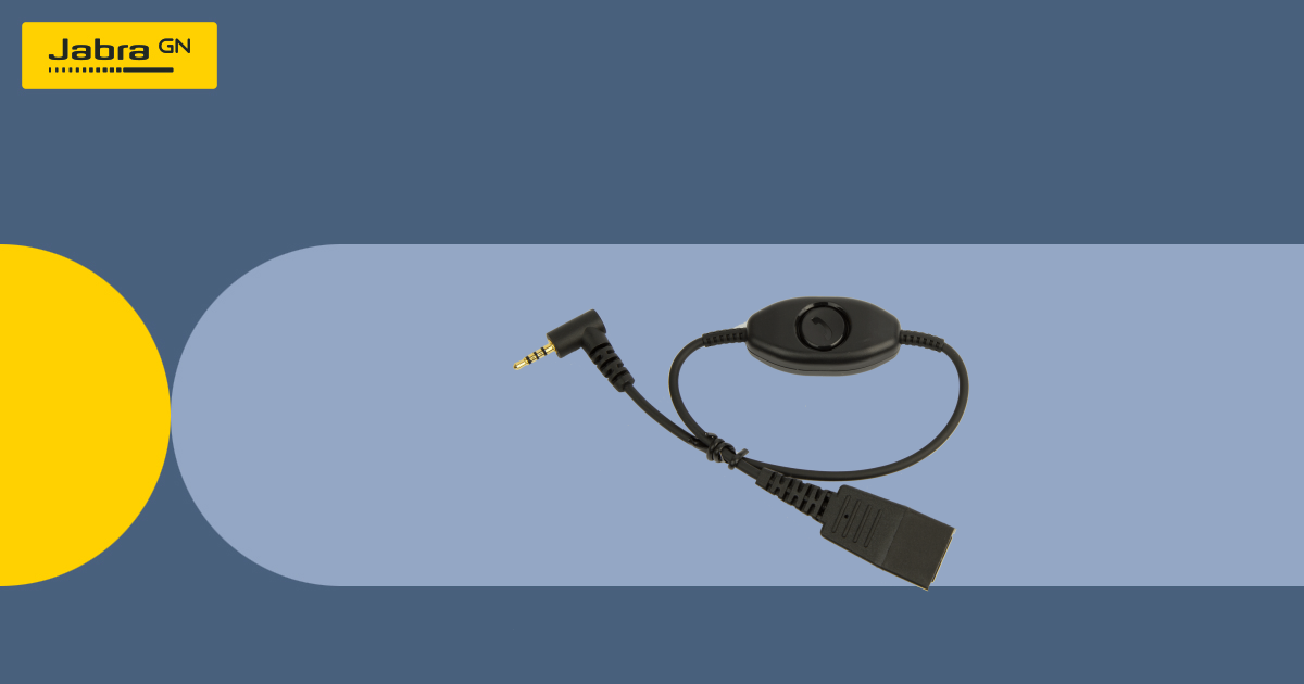 Jabra Cavo QD A Jack 2.5mm Per Cuffie, Disconnessione Rapida