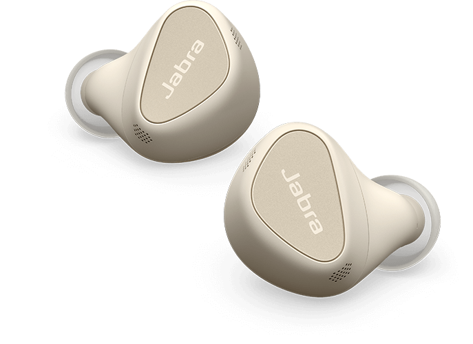  Jabra Elite 5 True Wireless in-Ear Bluetooth Earbuds - Hybrid  Active Noise Cancellation (ANC), 6 Built-in Microphones for Clear Calls,  Small Ergonomic Fit and 6mm Speakers - Gold Beige : Everything Else