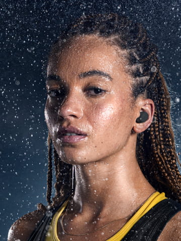 The world's toughest earbuds* – dustproof, waterproof, and sweatproof