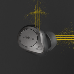 Jabra Elite 85t True wireless earphones with mic in ear Bluetooth active  noise canceling noise isolating titanium black - Office Depot