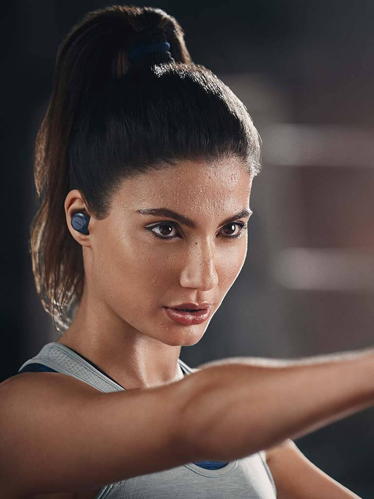True wireless earbuds for running exercise  sport | Jabra Elite Active 75t