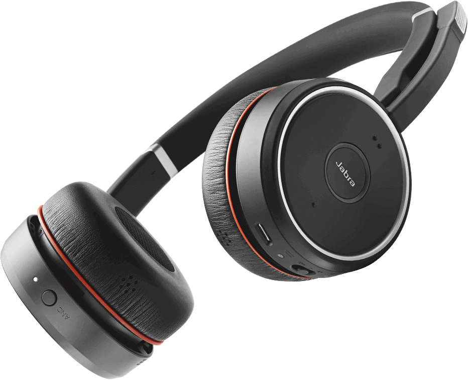 Wireless office headset with noise cancellation | Jabra Evolve 75