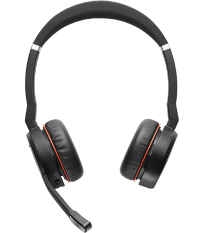 Refurbished: Jabra Evolve 75 Duo Headset with Charging Stand