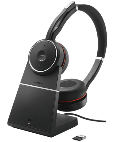 Jabra Evolve2 75 Link 380c MS Stereo Black Wireless Headset at Rs  46710/piece, Jabra Headsets in Noida