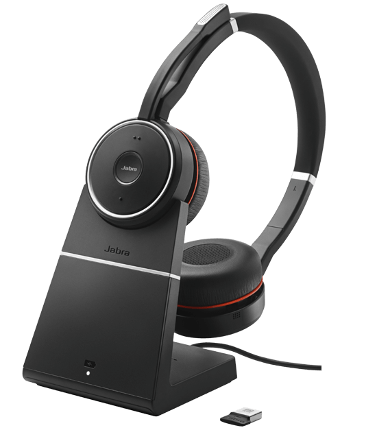 Wireless office headset with noise cancellation | Jabra Evolve 75 