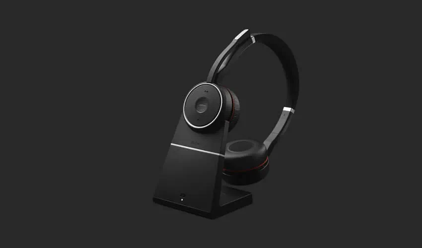 Jabra Evolve 80 headset with active noise cancellation