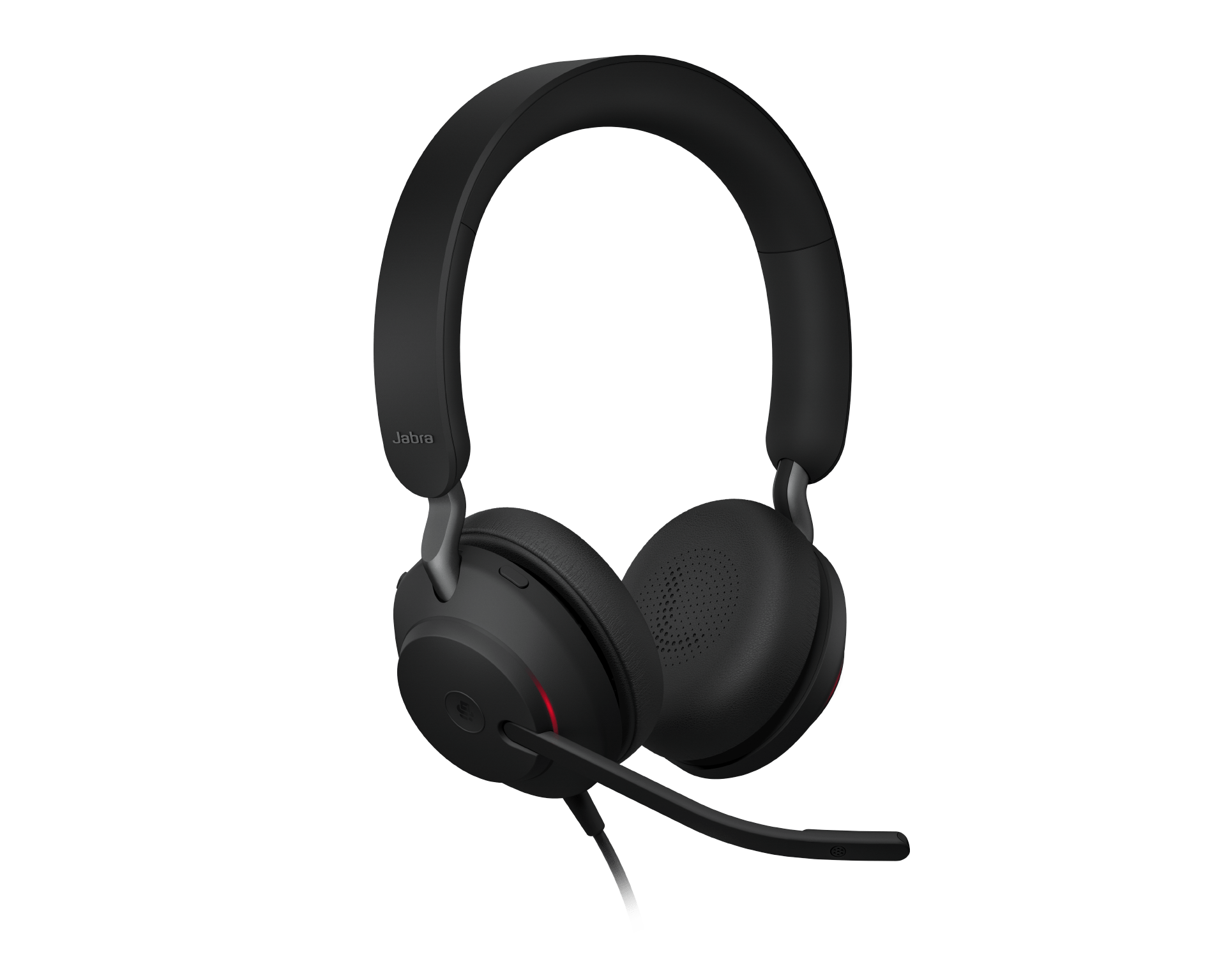 Jabra Evolve 40 UC Mono USB-C Wired Headset Jabra Evolve 40 UC Stereo Headset \u2013 Unified Communications Headphones for  VoIP Softphone with Passive Noise Cancellation \u2013 USB-Cable with Controller  \u2013