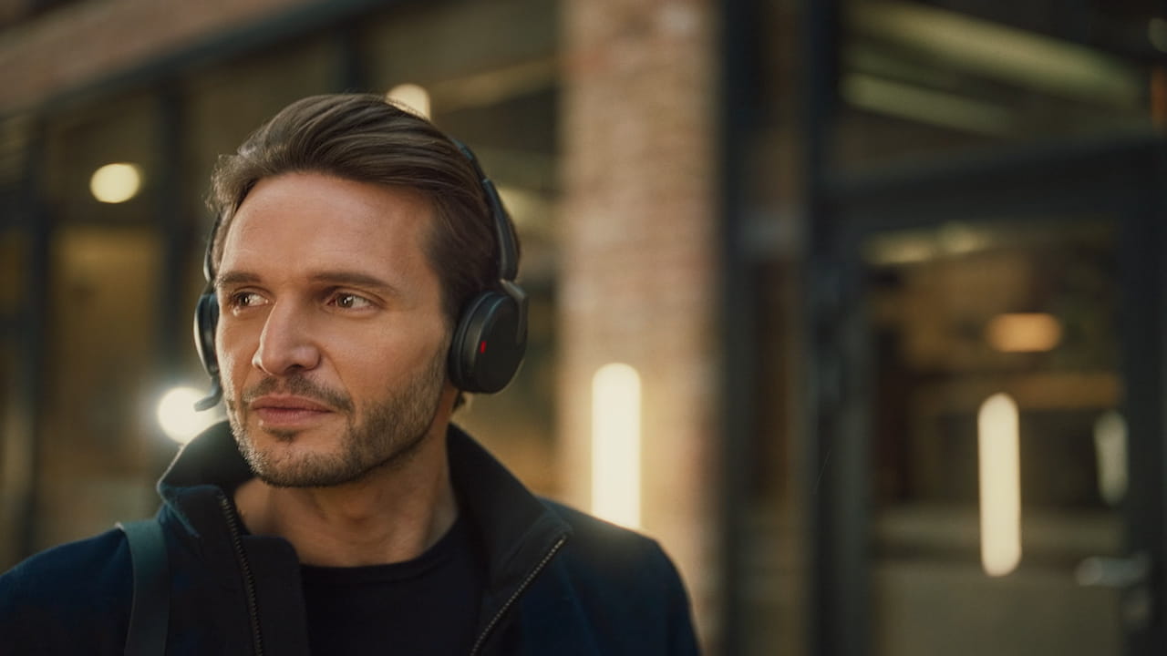 Jabra Evolve2 65 MS Wireless Headphones with Link380a, Stereo