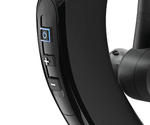 Premium Bluetooth® headset with 2 noise-cancelling microphones