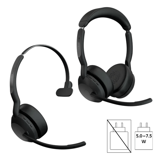 Professional all-rounder headset for hybrid working | Jabra Evolve2 55