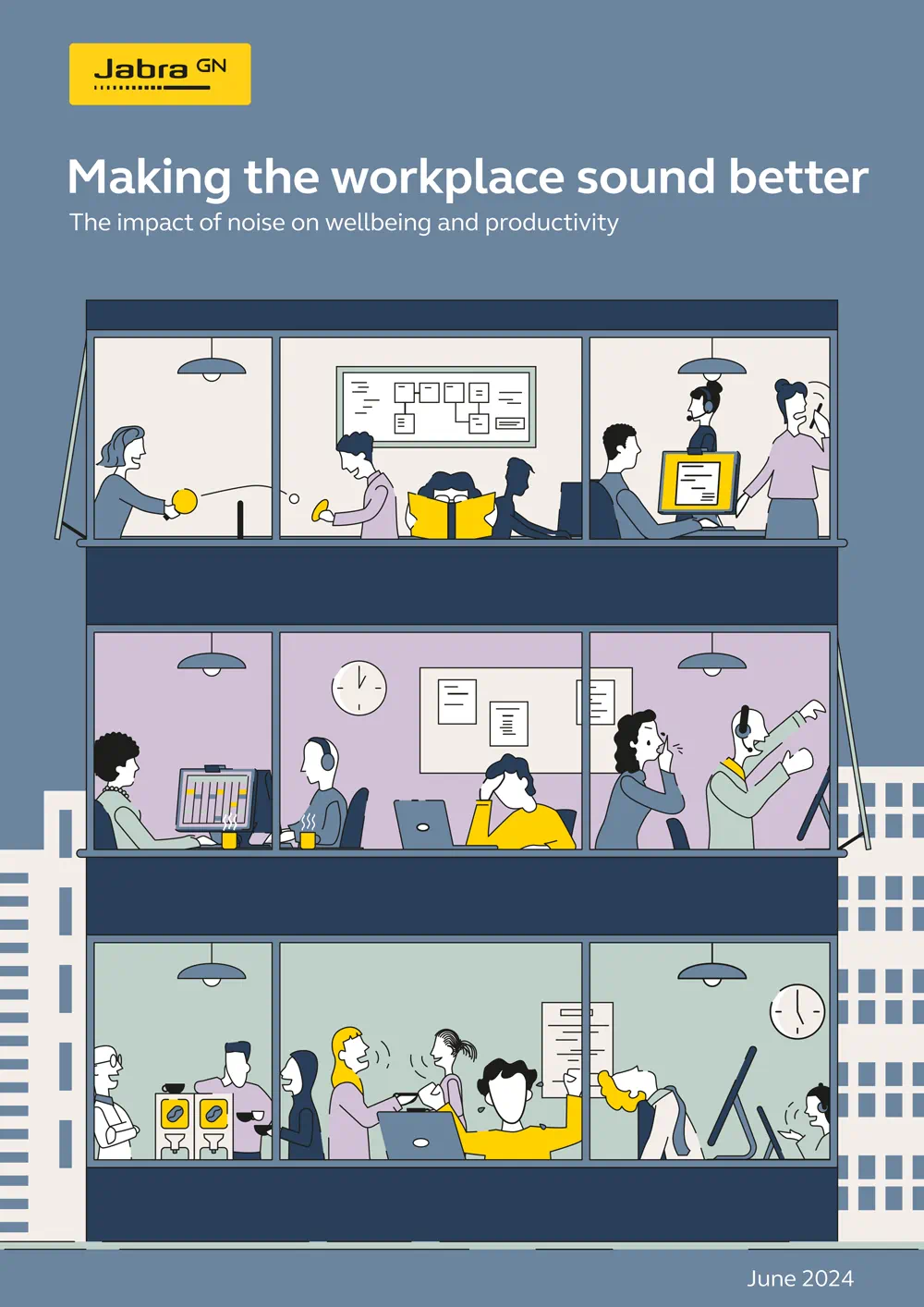 Example image of the Jabra LSE report