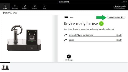 Go6470_JD_device settings