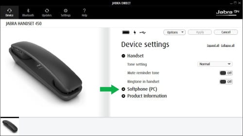 その他 Jabra Handset 450 Jabra 製品のサポートを受ける