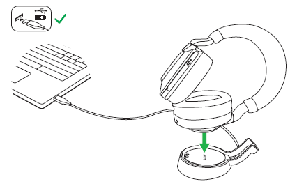 Jabra Evolve2 85 を充電するにはどうすればいいですか？ | Jabra