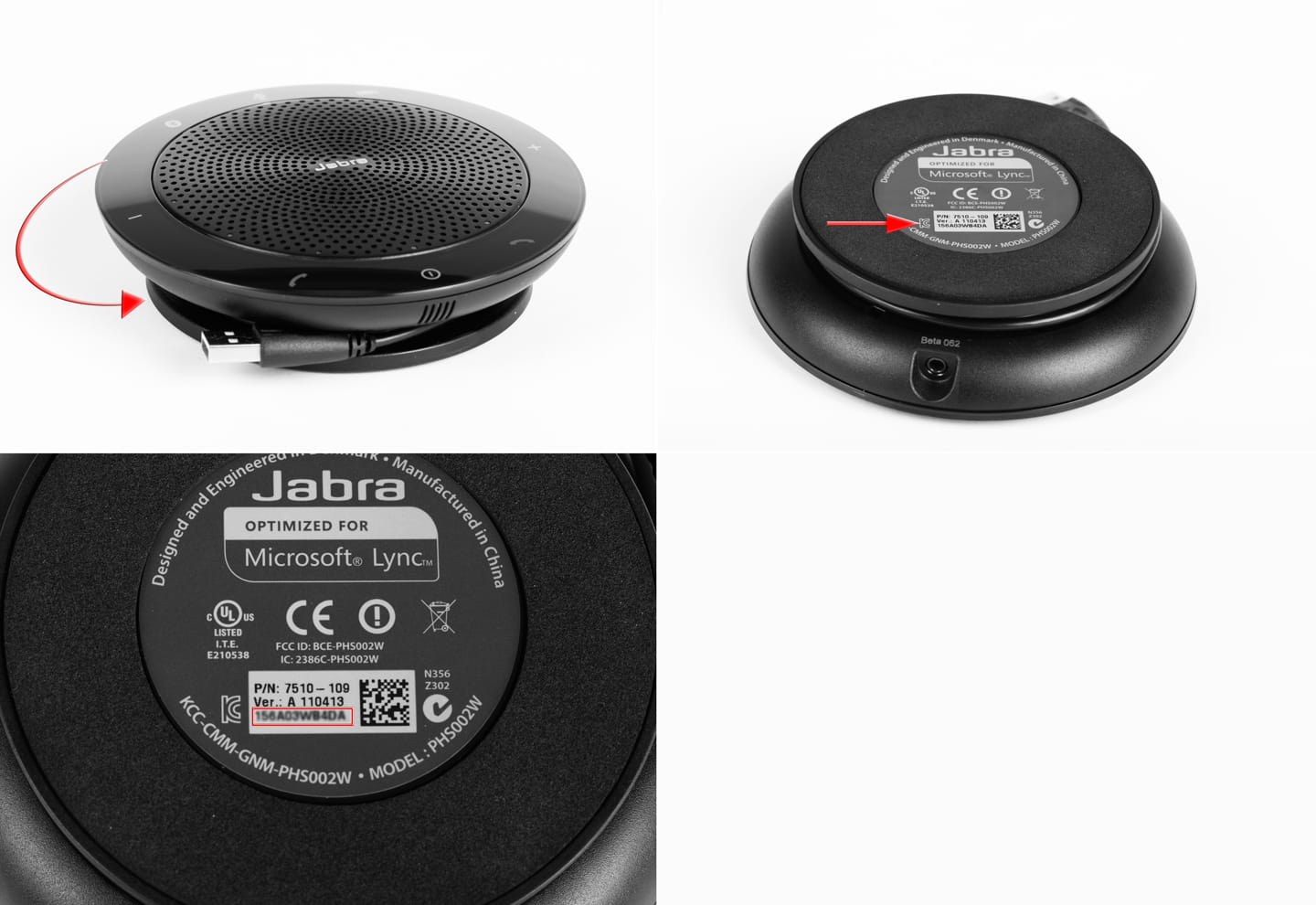 Jabra Speak 510 Wireless Bluetooth Speaker, Box Damage