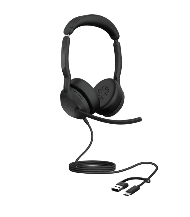 Jabra Evolve2 55 MS Estéreo Link 380 USB-A con base de carga - Solo Comunicaciones Jabra Evolve2 55 MS Estéreo Link 380 USB-A con base de carga - Solo Comunicaciones