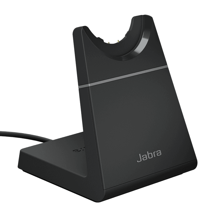 Jabra Evolve2 65 充電スタンドのサポートを受ける Jabra Evolve2 65 充電スタンドのサポートを受ける